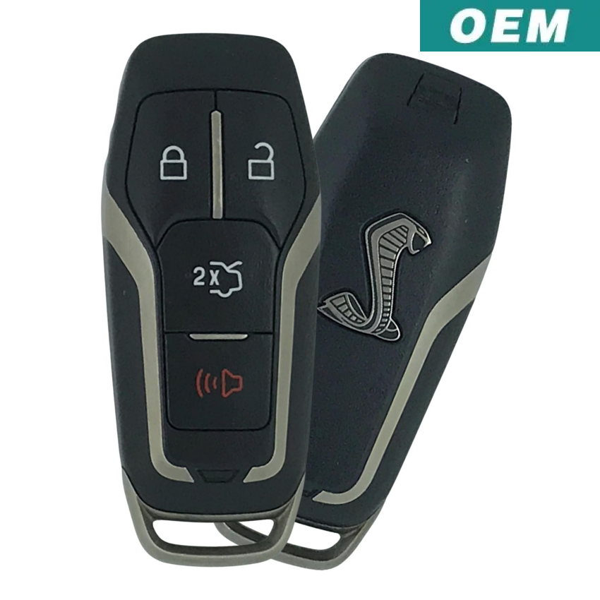 Ford Mustang 2015-2017 OEM 4 Button Smart Key M3N-A2C31243800 (Cobra Logo)
