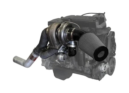 Pusher High Mount Compound Turbo System for 2003-2007 Dodge Cummins Trucks