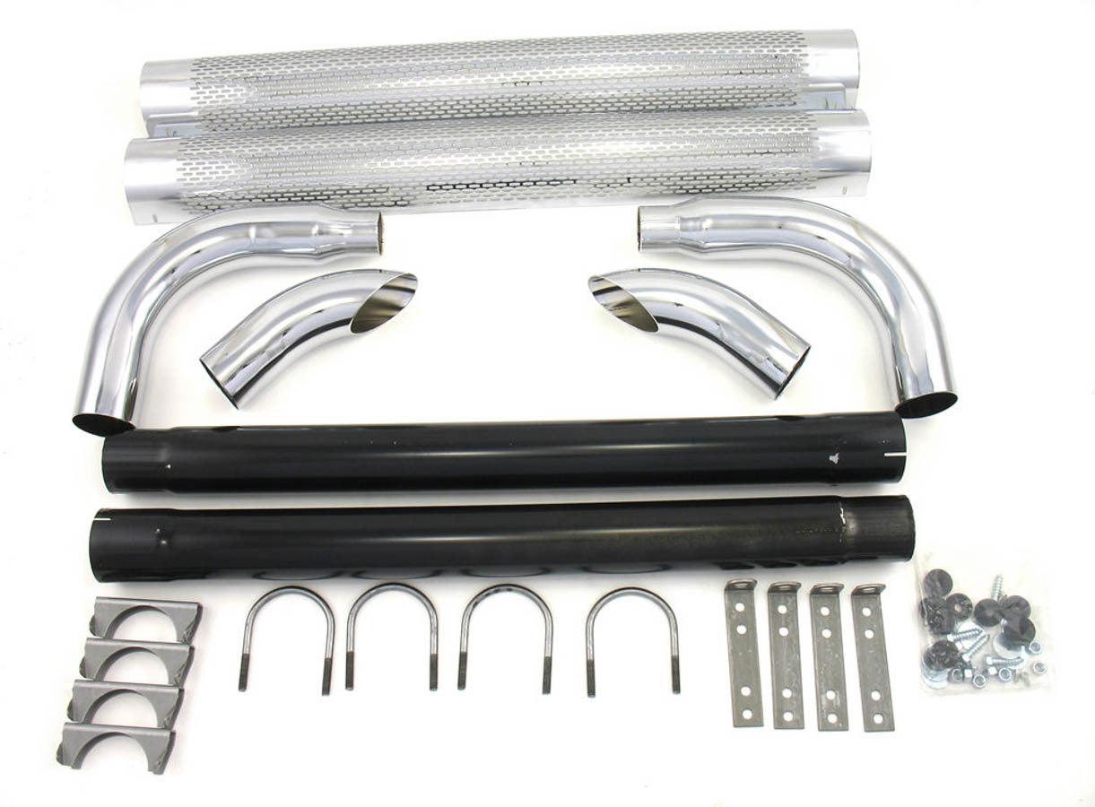 SIDE EXHAUST CHROME 60