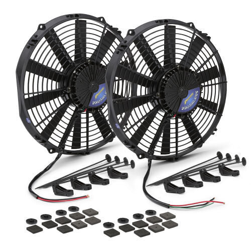 PAIR OF BRUSHLESS 12V ELEC FAN