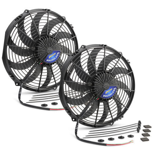 2X ELECTRIC FAN 12 IN.