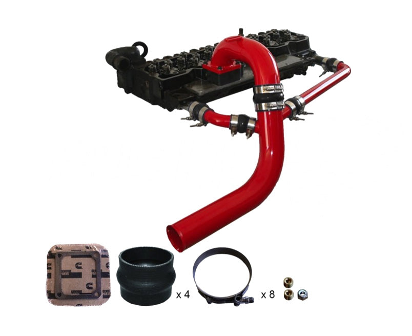Pusher 3" Intake Manifold and 3" Cross-Air Package for 2003-2007 Dodge Cummins