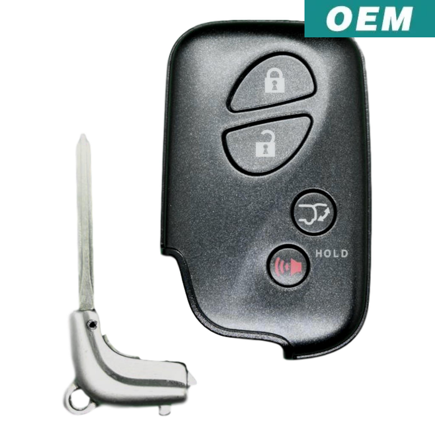 Lexus 2008-2016 OEM 4 Button Smart Key Remote with Hatch HYQ14AAB (3370 E Board)