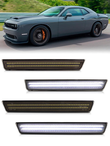 CHALLENGER 15-23 FRONT/REAR SMOKED LED SIDE MARKERS