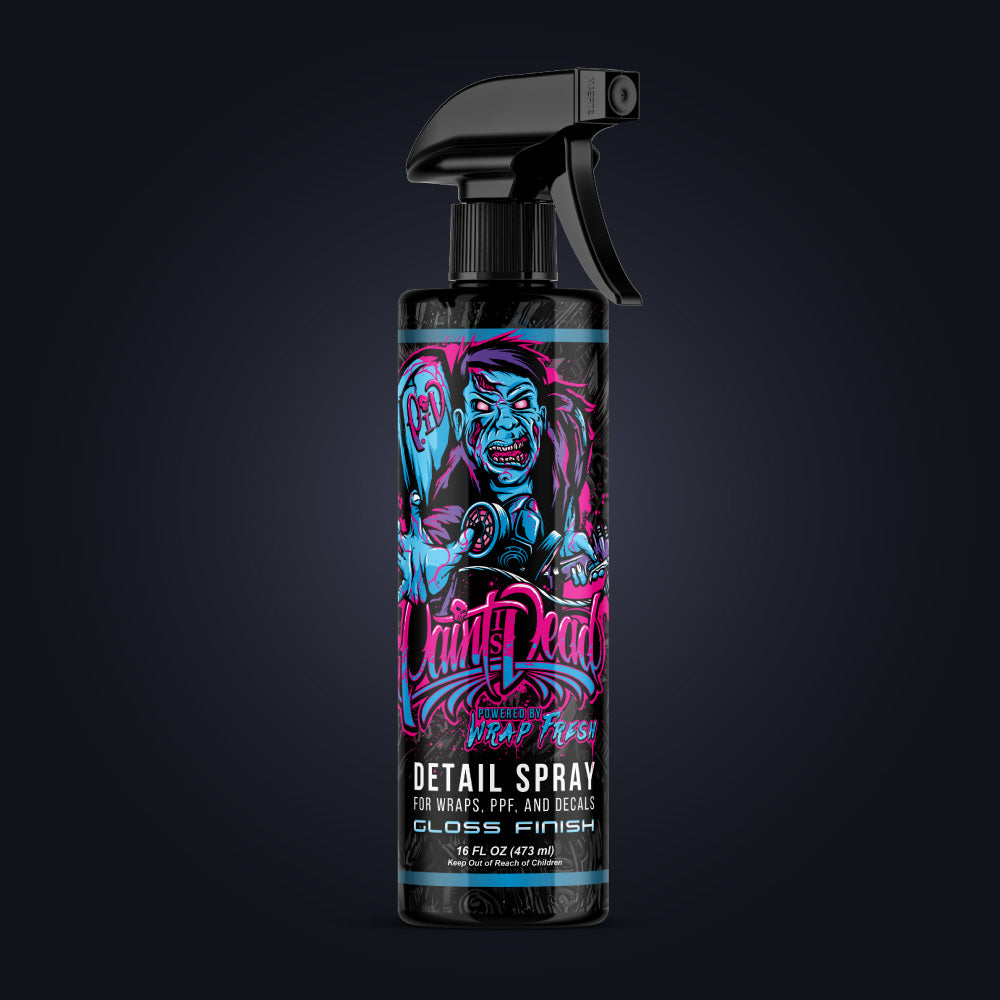 Paint Is Dead Official Detail Spray by Wrap Fresh - Gloss -- Detailing UV Protection and Cleaner and Maintenance Spray