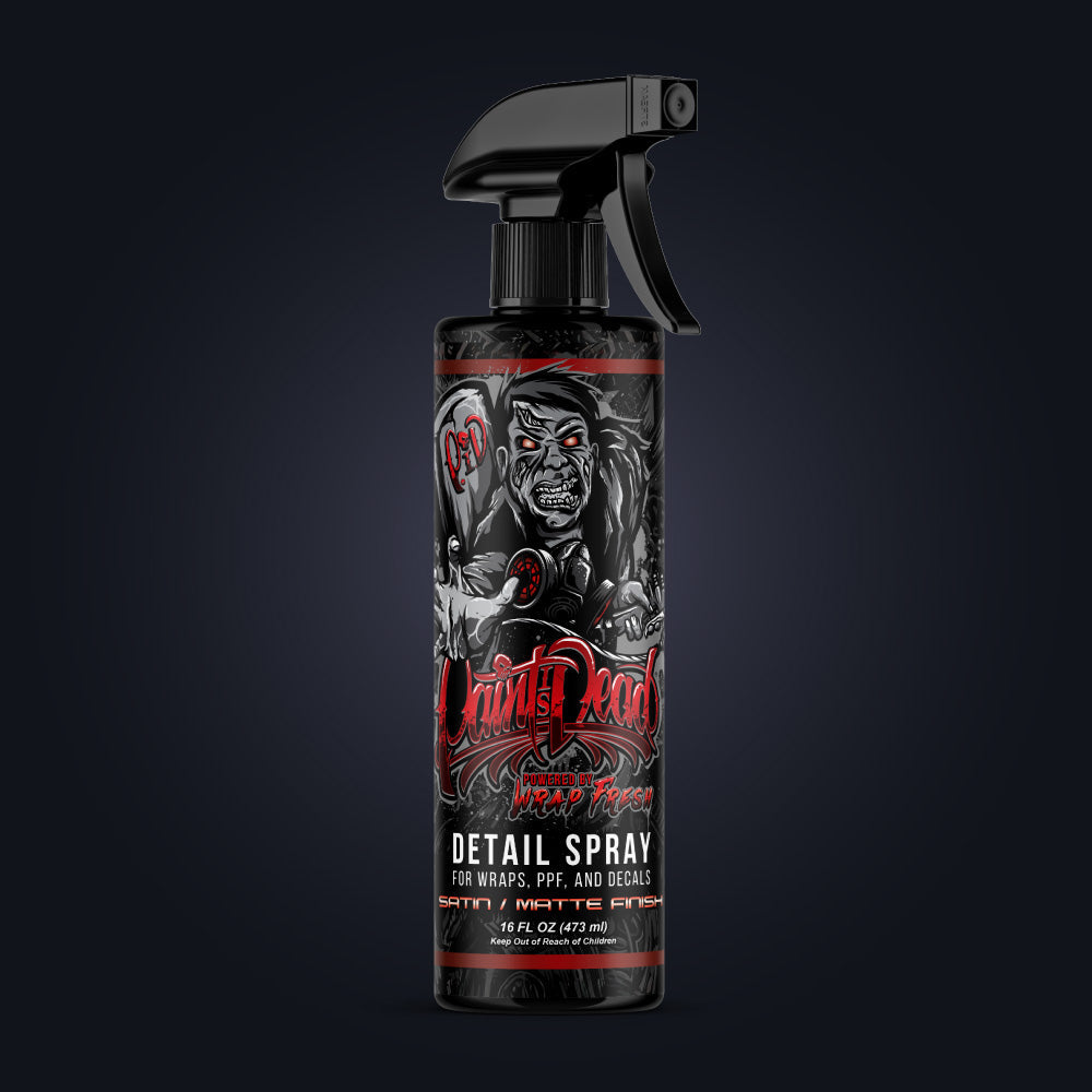 Paint Is Dead Official Detail Spray by Wrap Fresh - Satin / Matte - UV Protection and Cleaner and Maintenance Spray - Detailing