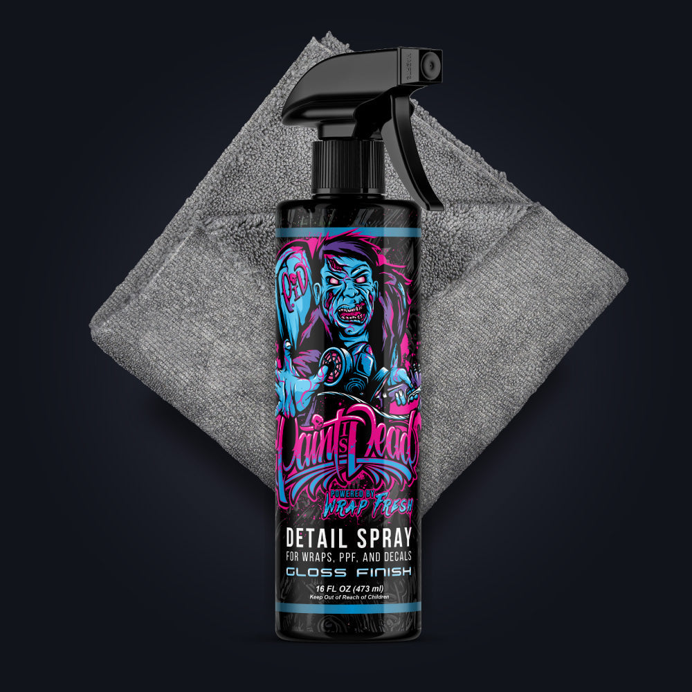 Paint Is Dead Official Detail Spray by Wrap Fresh - Gloss -- Detailing UV Protection and Cleaner and Maintenance Spray