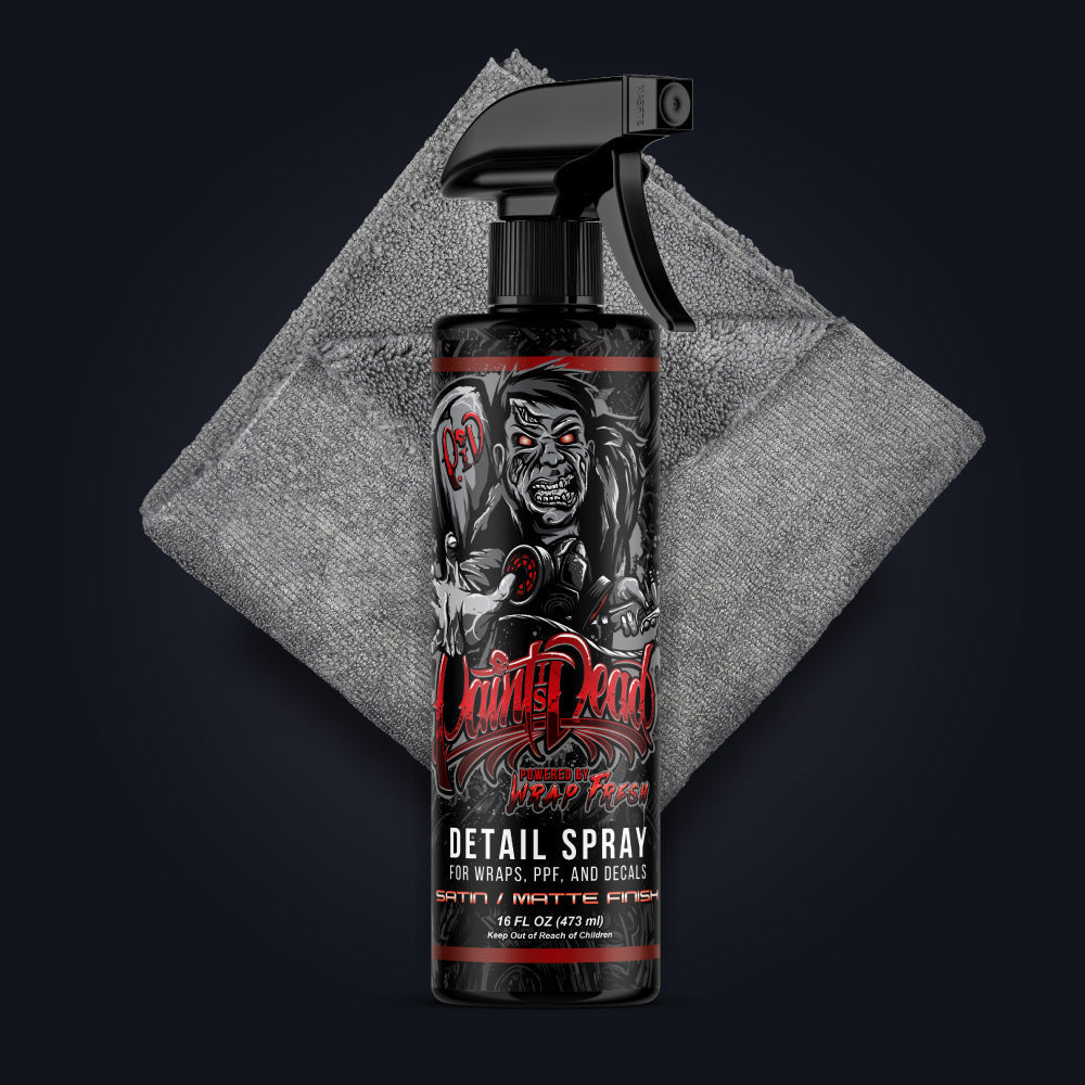 Paint Is Dead Official Detail Spray by Wrap Fresh - Satin / Matte - UV Protection and Cleaner and Maintenance Spray - Detailing