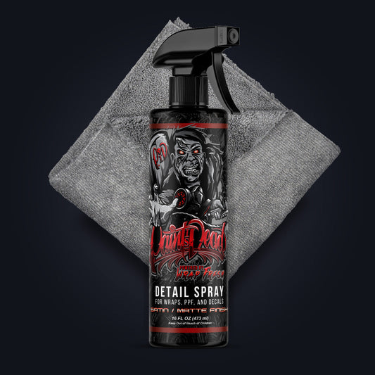 Paint Is Dead Official Detail Spray by Wrap Fresh - Satin / Matte - UV Protection and Cleaner and Maintenance Spray - Detailing