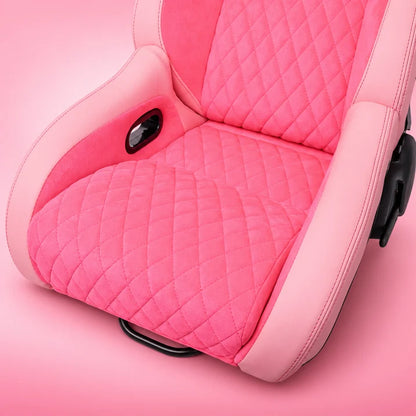 BULL BOOST ZEUS Collection Pink Reclinable Racing Seats – Pair