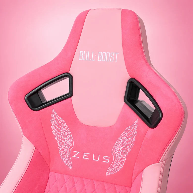 BULL BOOST ZEUS Collection Pink Reclinable Racing Seats – Pair