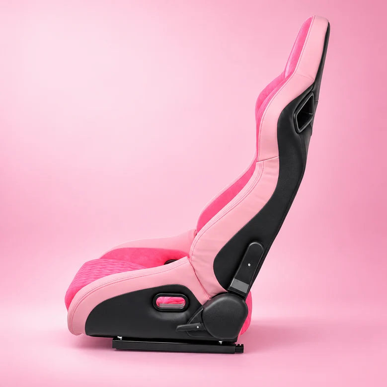 BULL BOOST ZEUS Collection Pink Reclinable Racing Seats – Pair