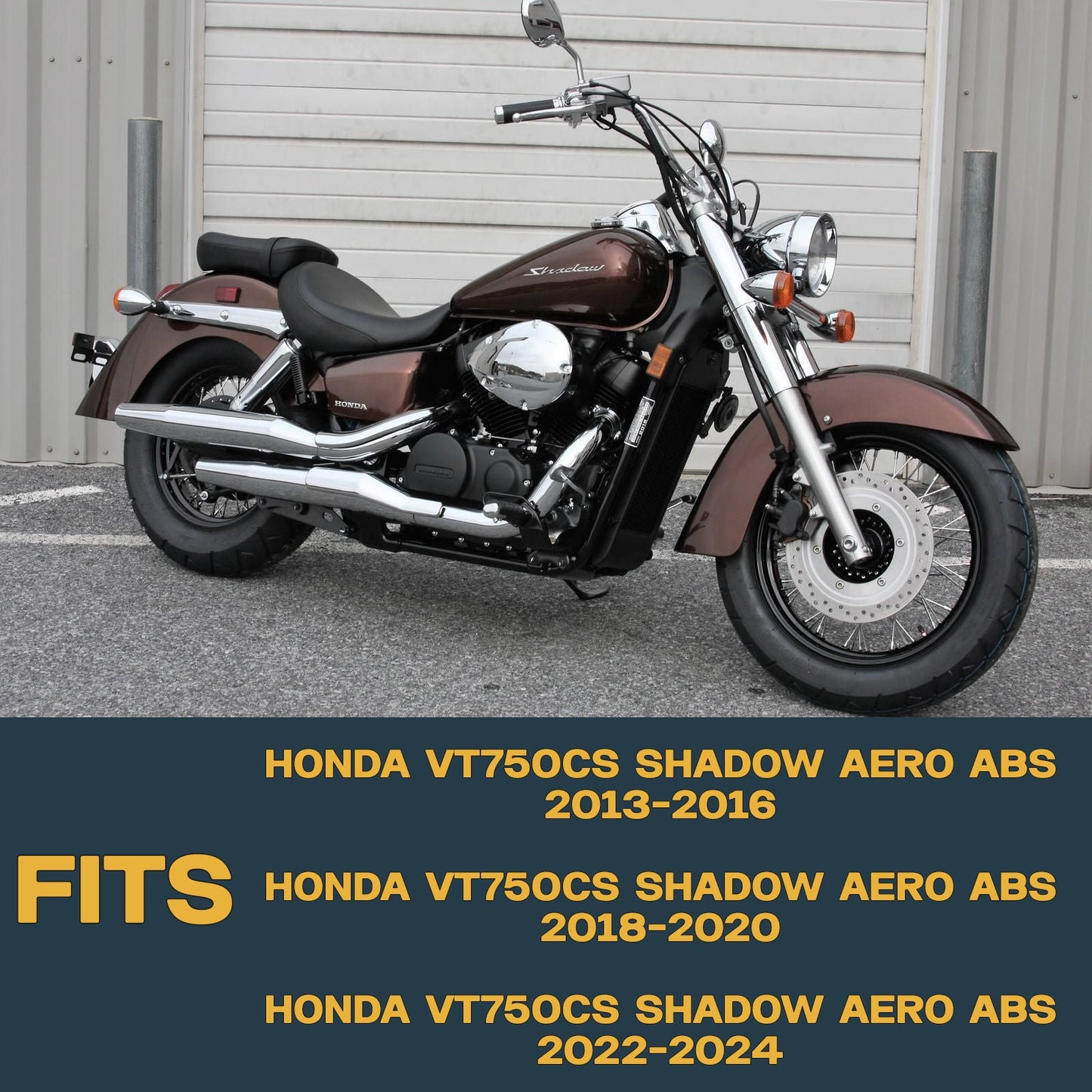 Honda Shadow Aero w/ABS VT750CS 2013-2024 Ceramic Brake Pad Set