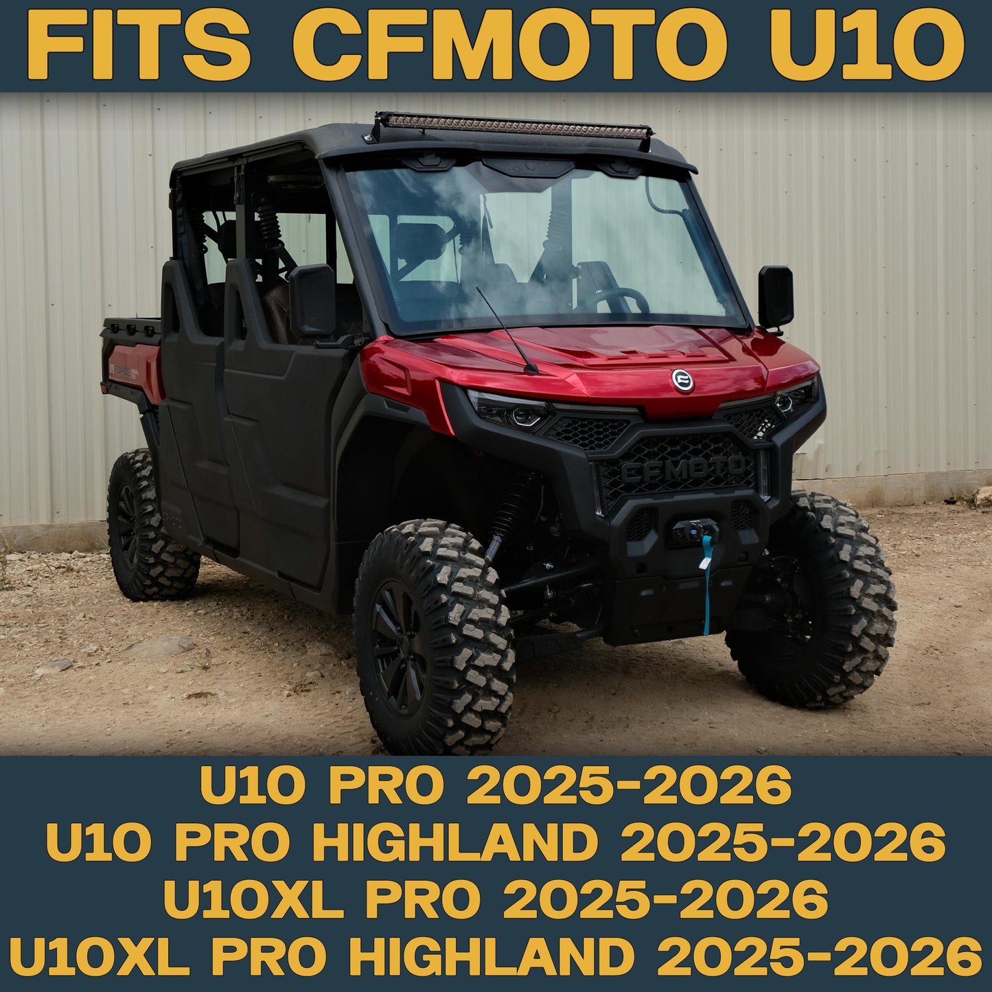 CFMoto U10 PRO/U10XL PRO 2025-2026 Ridge Rider Disc Brake Rotors