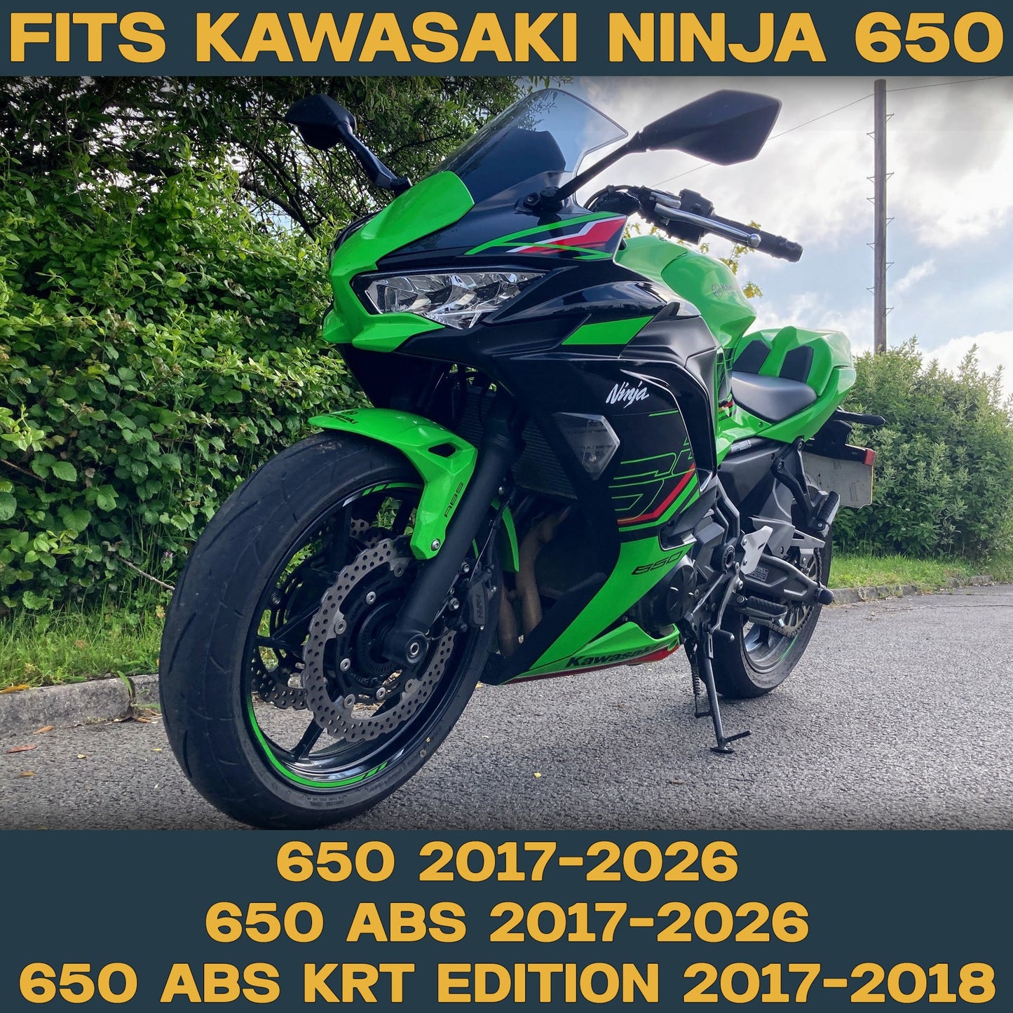Kawasaki Ninja 650 2017-2026 Ceramic Brake Pad Set