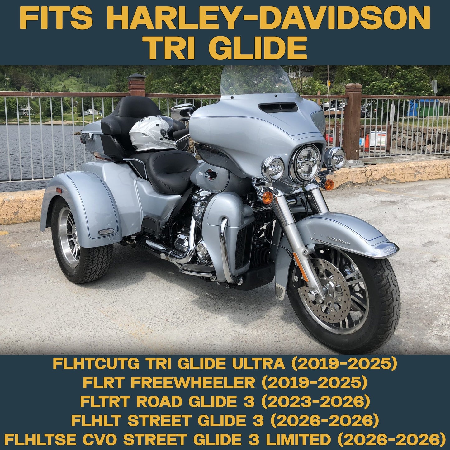 Harley-Davidson Tri Glide Trike 2019-2026 Ceramic Brake Pad Set