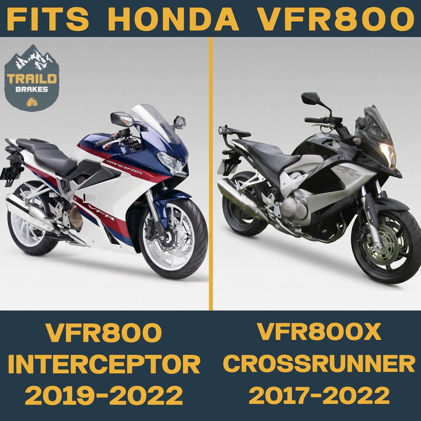 Honda VFR800 Interceptor/Crossrunner 2017-2022 Ceramic Brake Pad Set