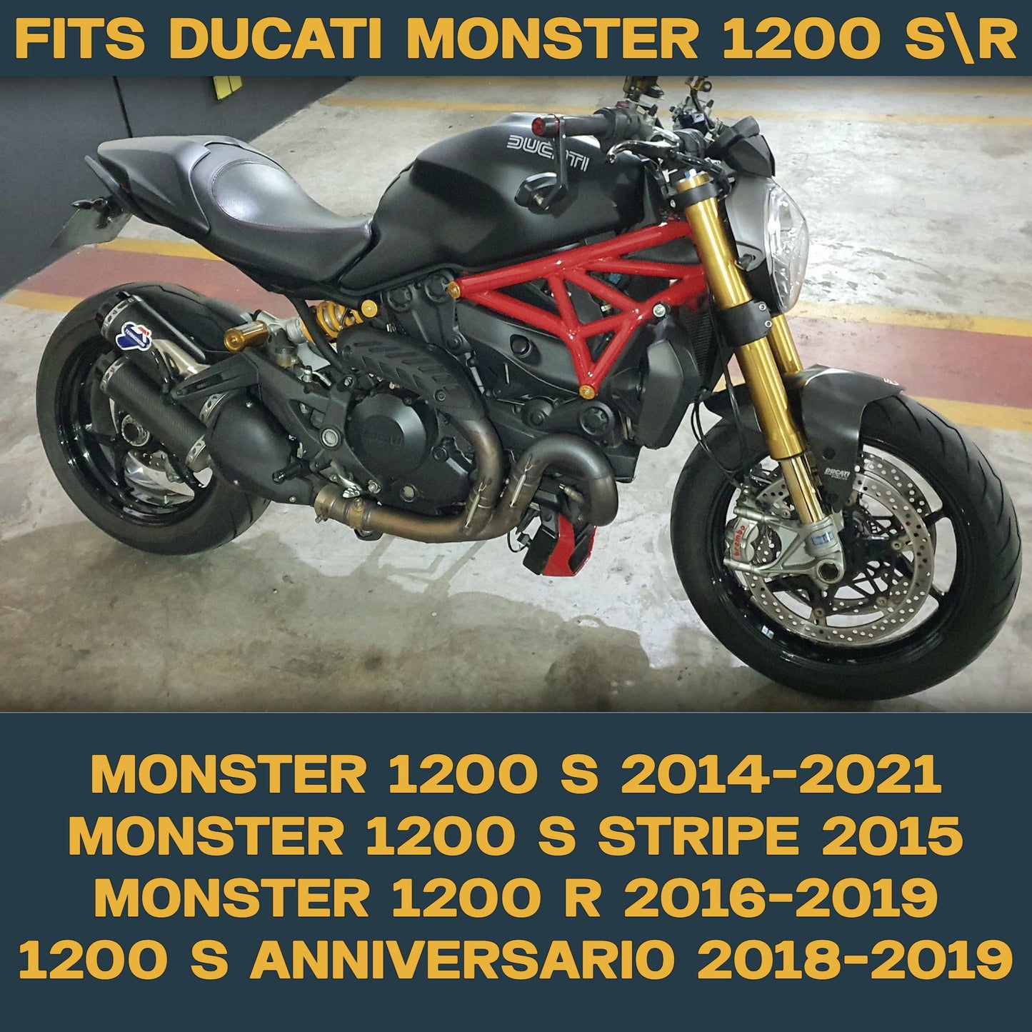 Ducati Monster 1200 S/R 2014-2021 Ceramic Brake Pad Set