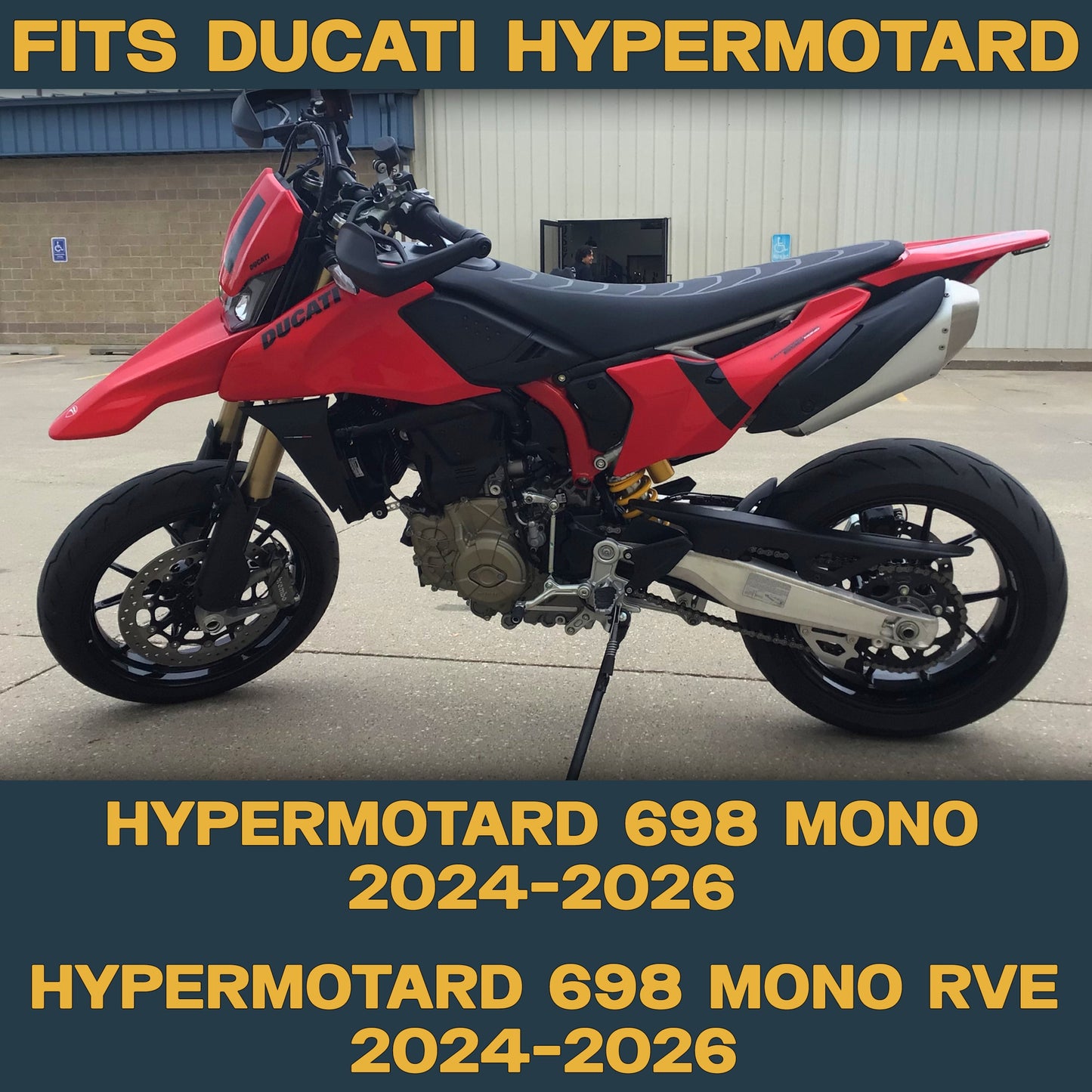Ducati Hypermotard 698 Mono 2024-2026 Ceramic Brake Pad Set