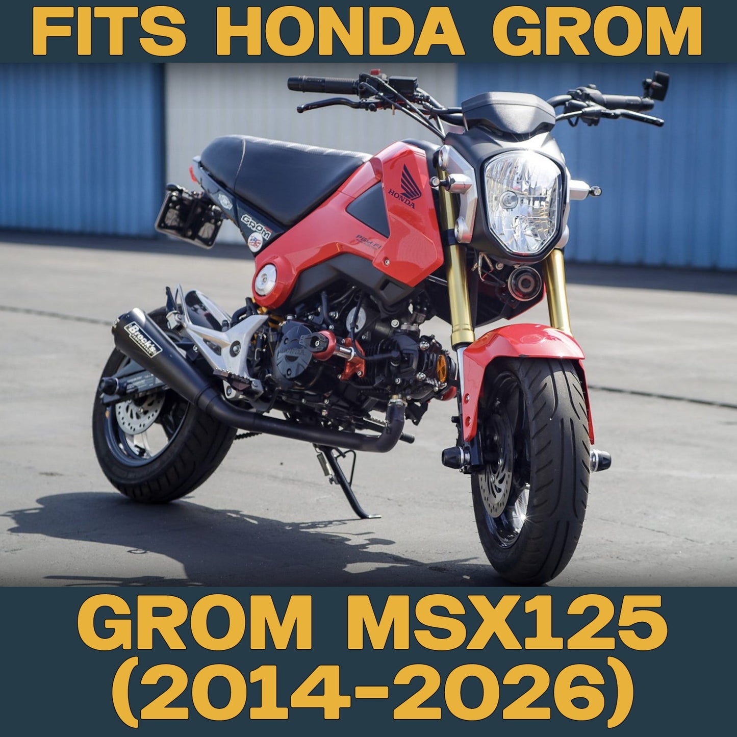 Honda Grom MSX 125 2014-2026 Ceramic Brake Pad Set
