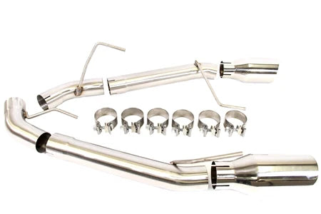 PLM 2.5" Dual Axle Back Exhaust Pipe Kit – Mustang 05-10 V8 GT/GT500