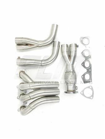 PLM Power Driven H-Series H22/F20B Tri-Y V2 Header with Flex Pipe
