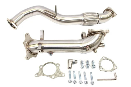 PLM Power Driven Downpipe V2 &amp; Front Pipe V2 Combo with High-Flow Cat for 2017-2021 Honda Civic Type R (FK8
