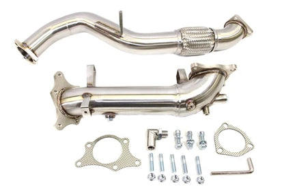PLM Power Driven Downpipe V2 &amp; Front Pipe V2 Combo with High-Flow Cat for 2017-2021 Honda Civic Type R (FK8