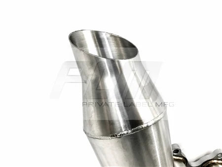 PLM Power Driven H-Series Hood Exit Race Header 4-1 Megaphone – H22 / H22A / F20B / H2B