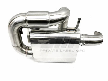 PLM Power Driven 2015–2019 Polaris Slingshot Exhaust with Adjustable Silencers