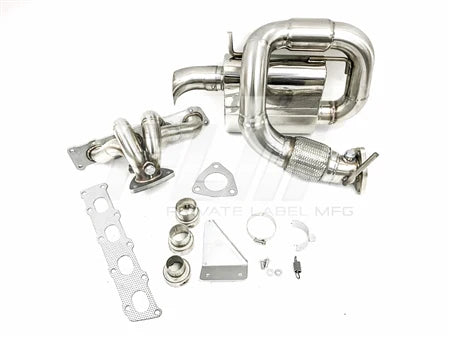 PLM Power Driven Polaris Slingshot Exhaust with Adjustable Silencers & Header 2015–2019 Polaris Slingshot  2.4L Ecotec inline engine