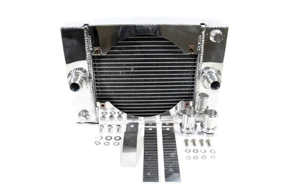 PLM Private Label Mfg. Power Driven Compact Drag Radiator – Small  Universal Fitment