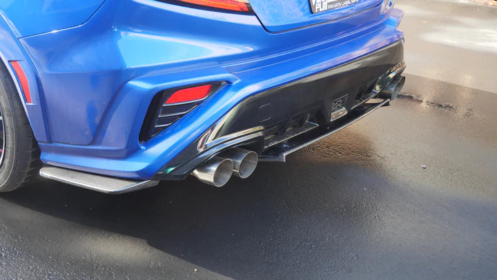 2022–2024 Subaru WRX VB PLM 3-Piece Carbon Fiber Rear Diffuser