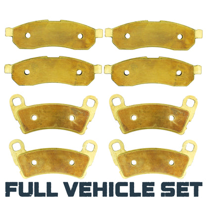 Polaris Ranger XD 1500/Crew XD 1500 2024-2026 Brass Brake Pad Set