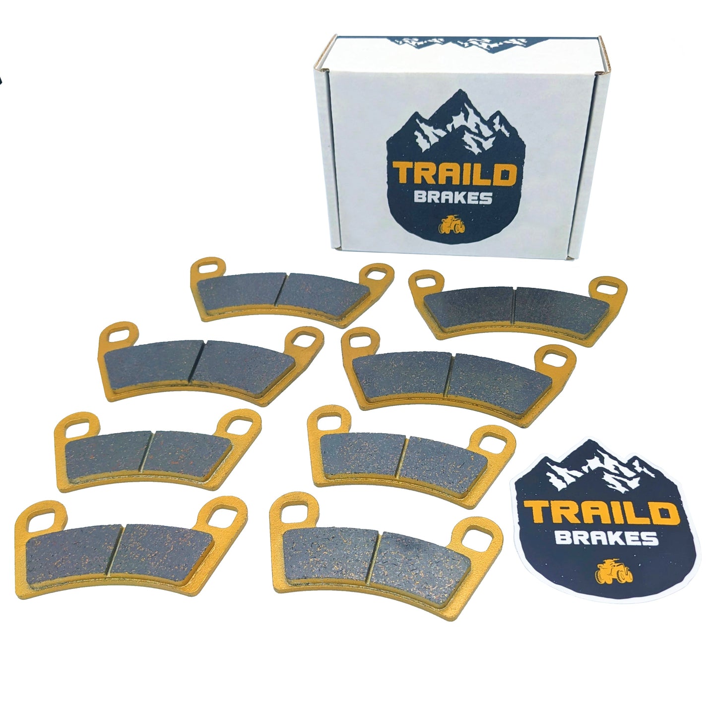 Polaris Ranger 1000/XP 1000/Crew 1000/Crew XP 1000/Crew SP 570/Kinetic 2018-2026 Ceramic Brake Pad Set