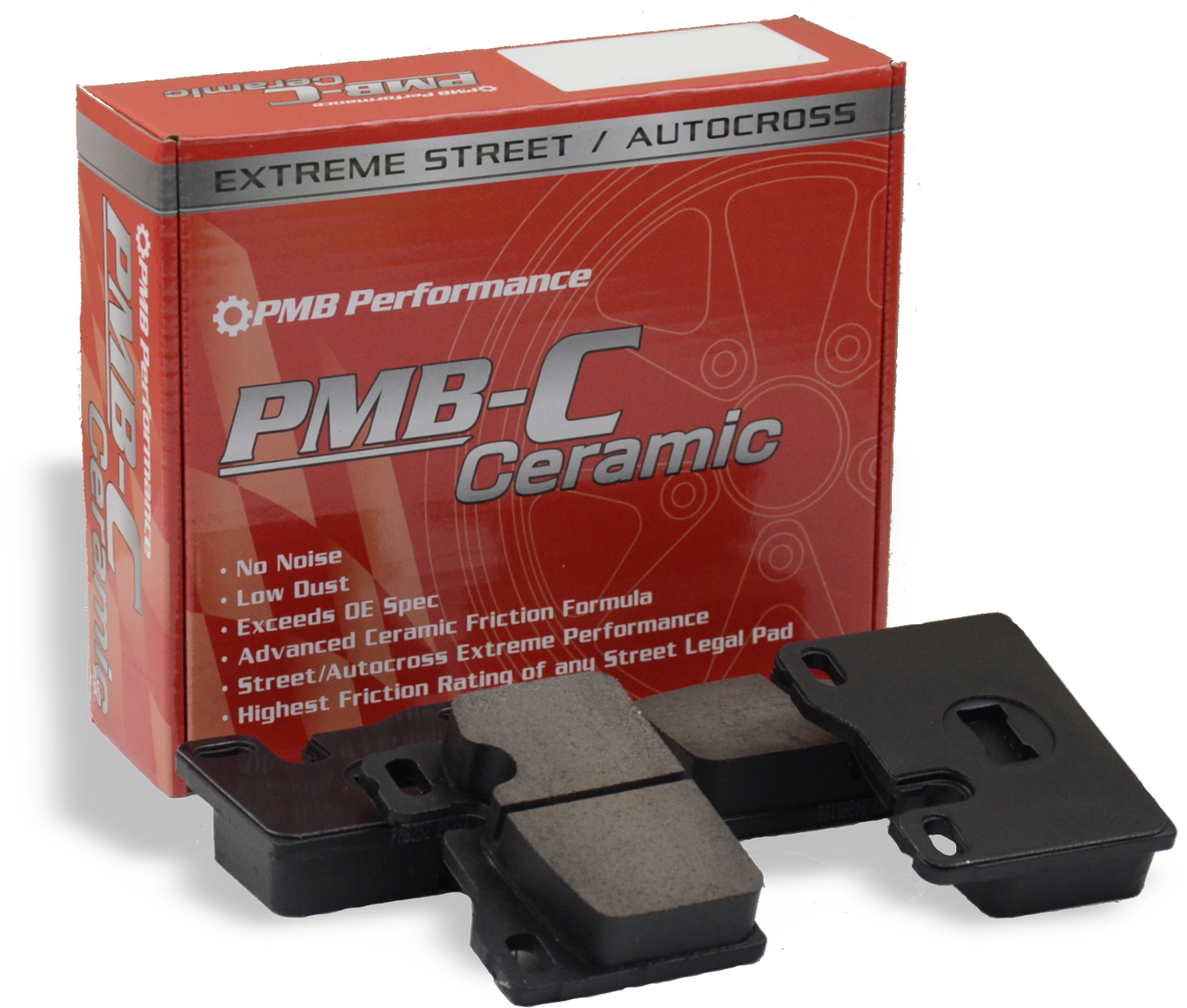 NEW! PMB-C Ceramic Rear Brake Pads for Porsche 944 (1983-89)