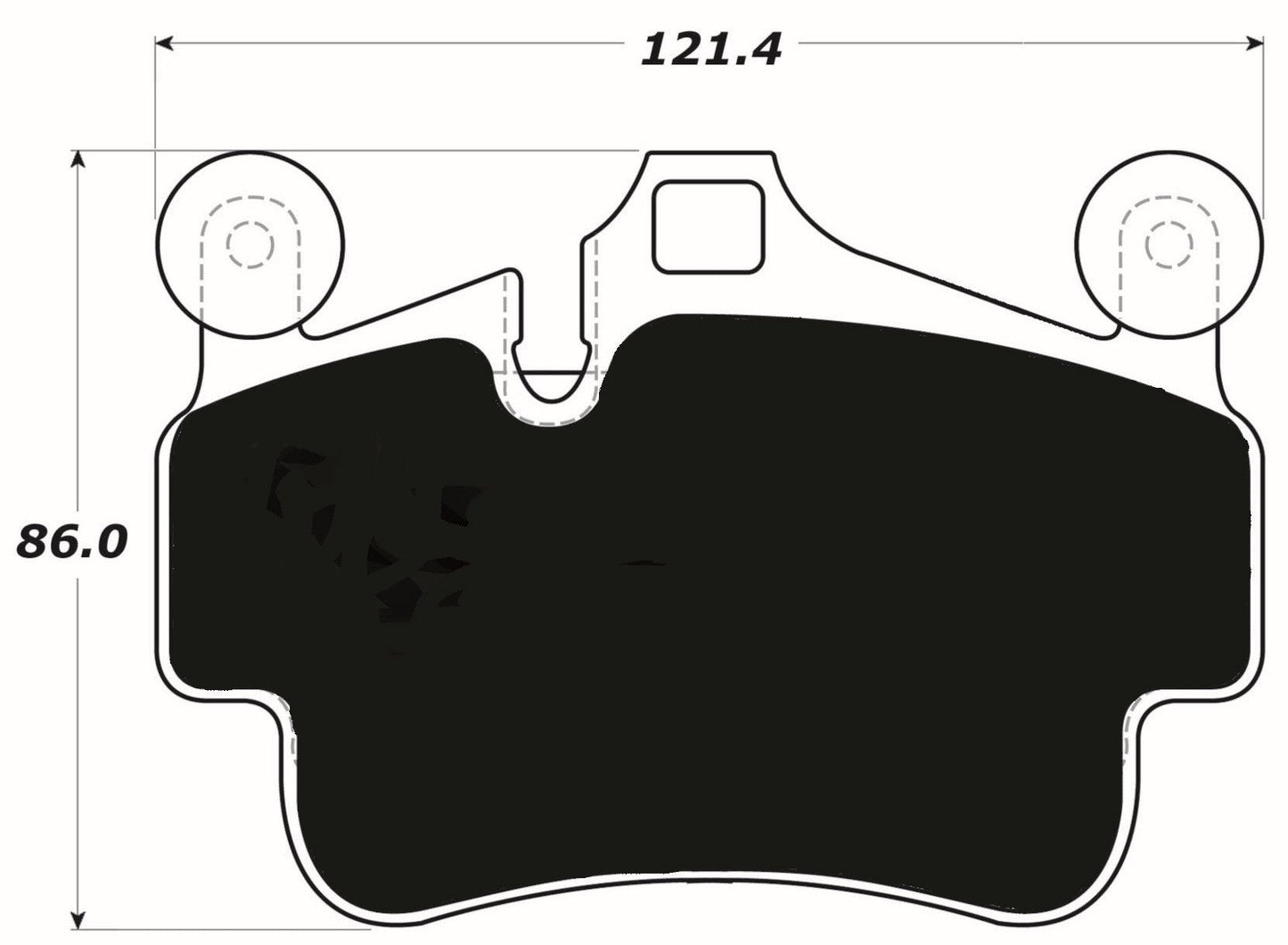 PMB-C Ceramic Pads for Porsche 997 3.6 Carrera (2005-2008) Front