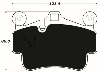 PMB-C Ceramic Pads for Porsche 987 Cayman S (2005-2012) Front