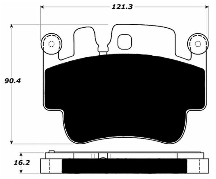 PMB-C Ceramic Pads for Porsche 996 3.4 Carrera (1998-2000) Front