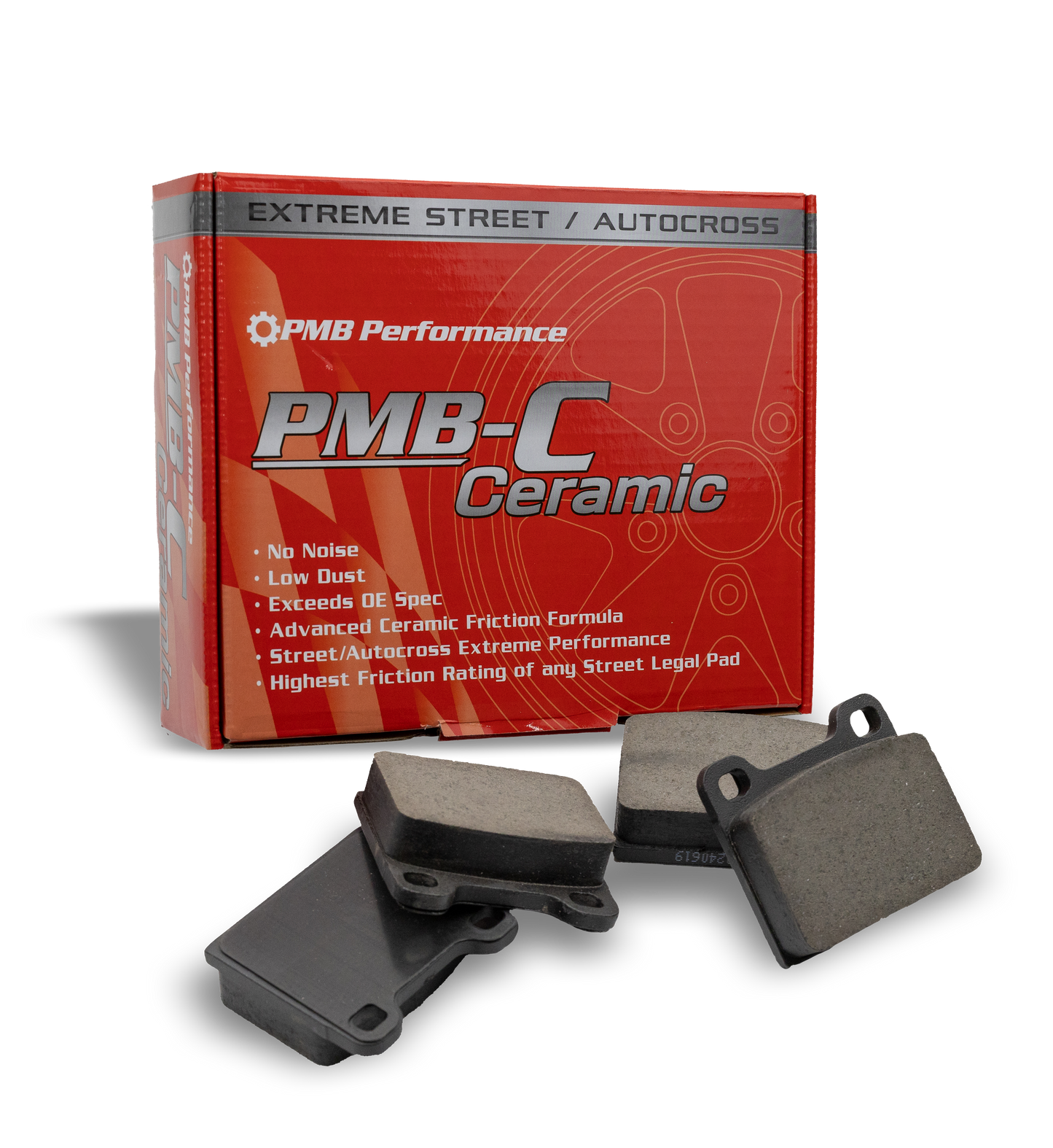 PMB-C Ceramic Pads for Late Porsche 914-4 Front Calipers (72.8 - 76)