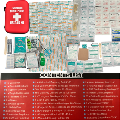 170 Piece Ouchie Pouch First Aid Kit