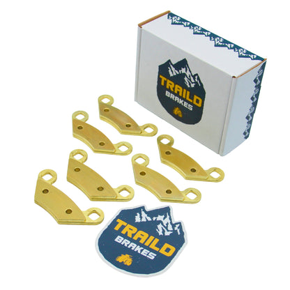 Polaris Sportsman 570/500/450/400/800/ 2009-2020 Touring 570 2017-2024 Brass Brake Pad Set