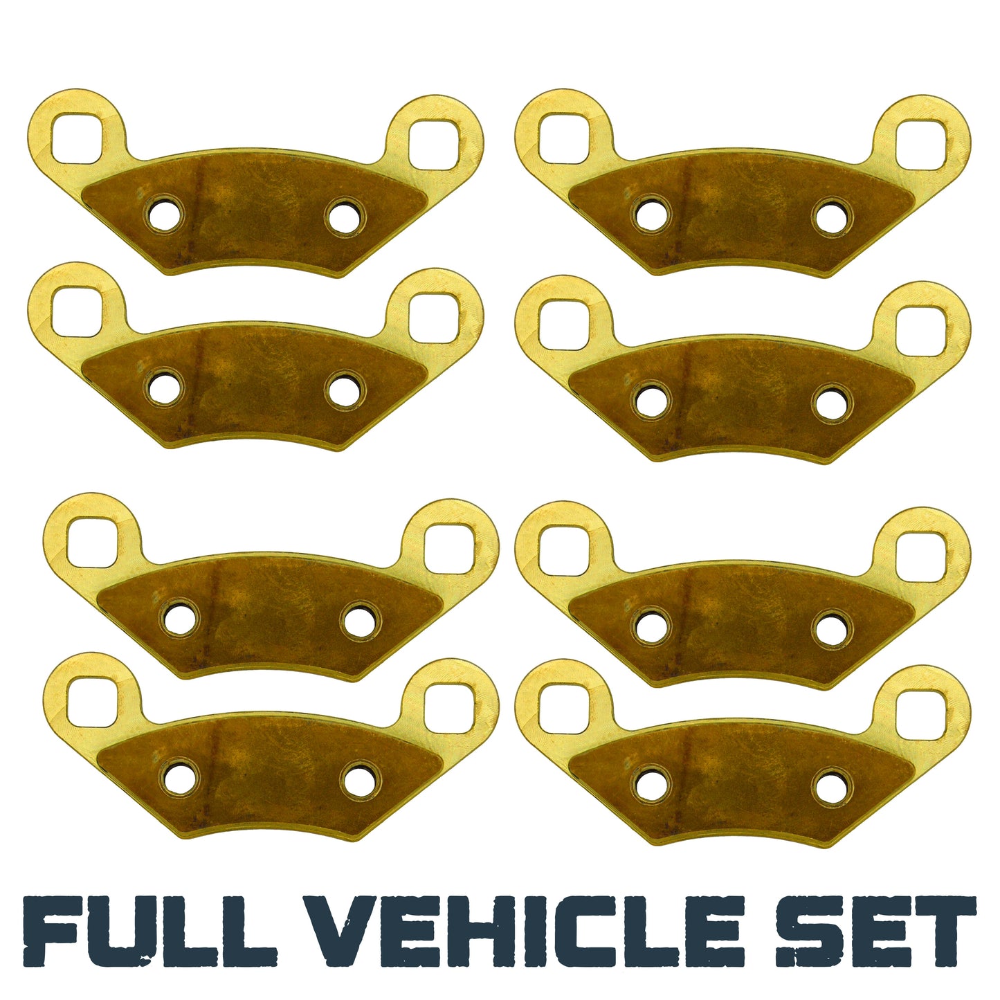 Polaris Sportsman X2/Touring 500/700/800 ATP 330/500 2004-2009 Brass Brake Pad Set