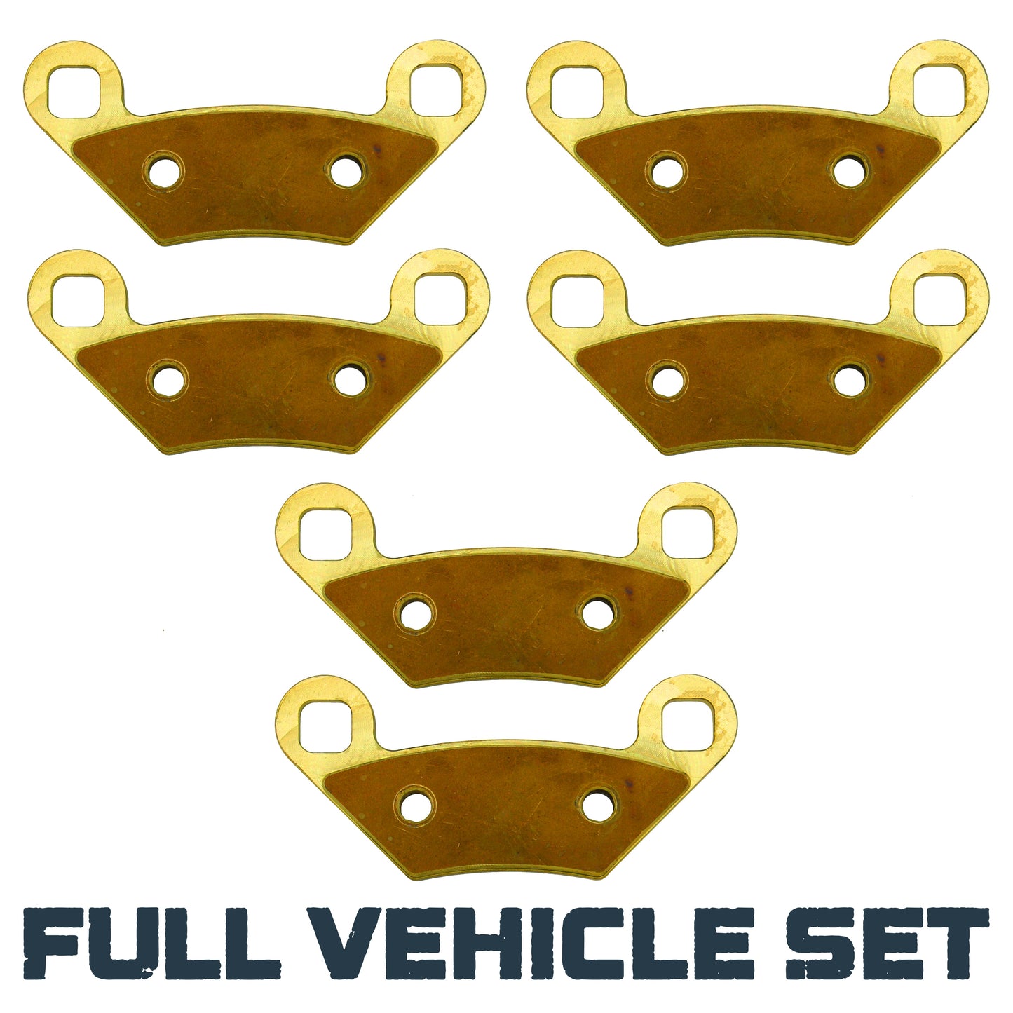 Polaris Sportsman 850/570/550/450 2009-2026 Brass Brake Pad Set