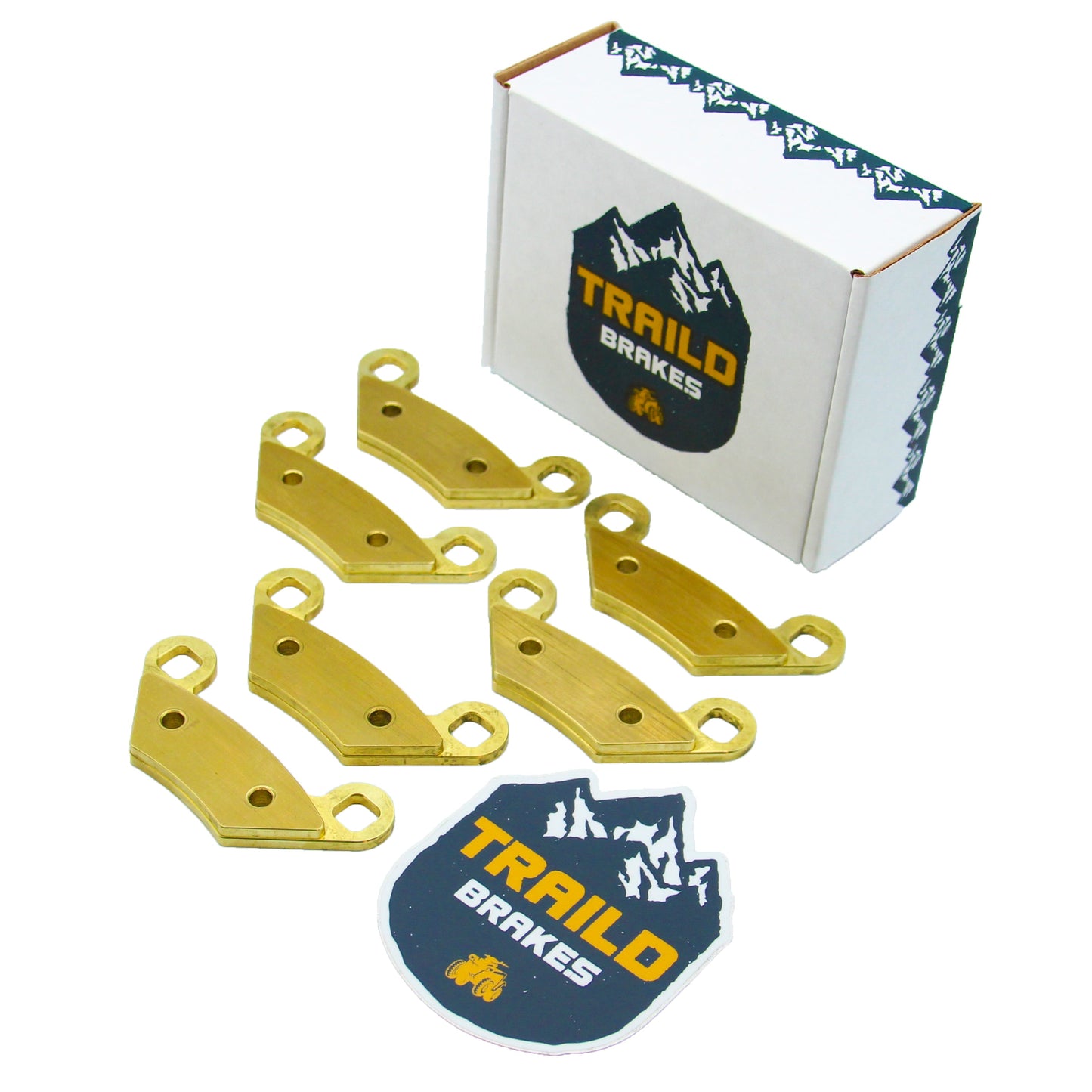 Polaris Scrambler 850 2013-2026 Brass Brake Pad Set
