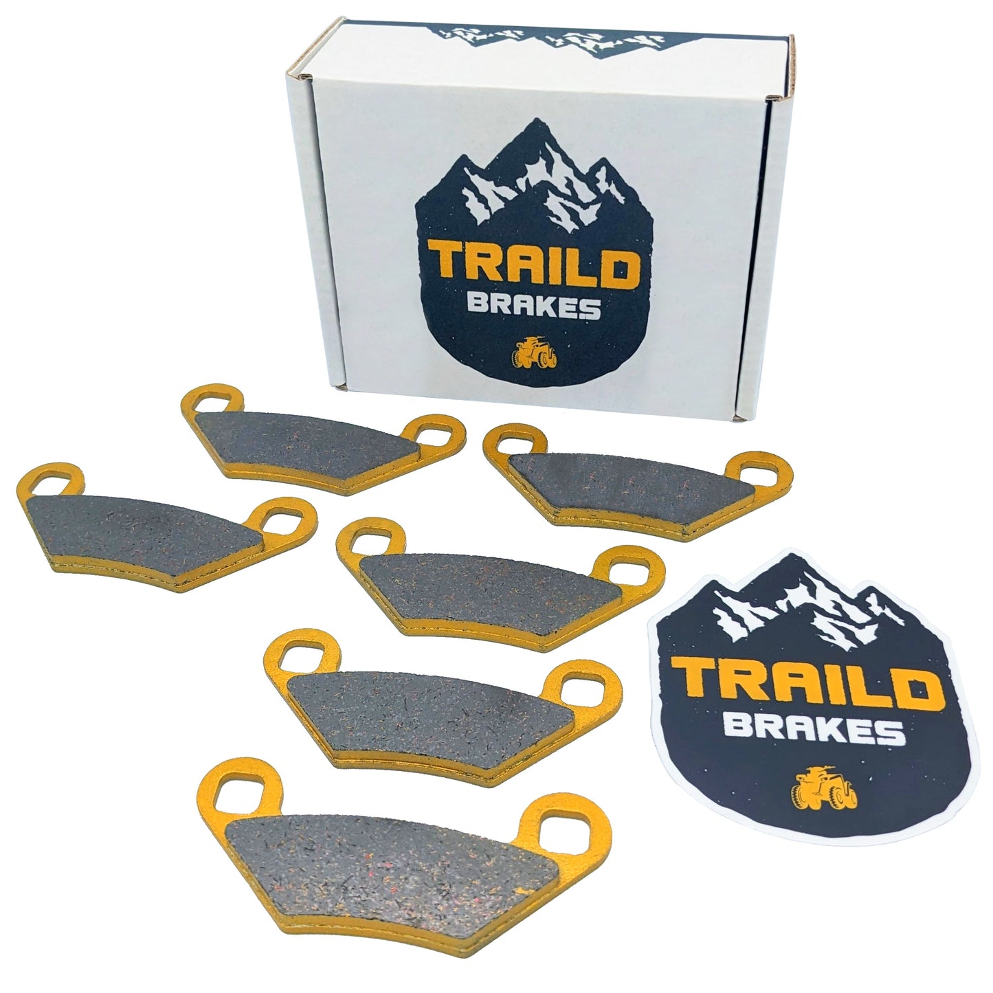 Polaris Scrambler 850 2013-2026 Ceramic Brake Pad Set