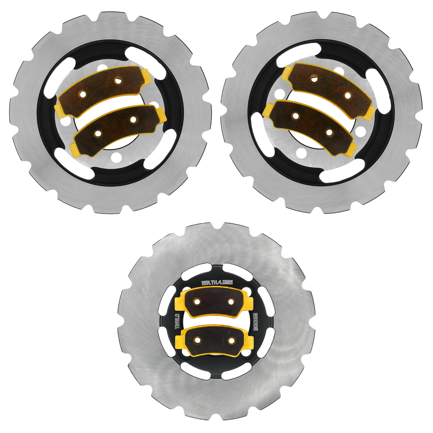 CFMoto CForce 400/500 2023-2026 Ridge Rider Rotor and Brake Pad Kit