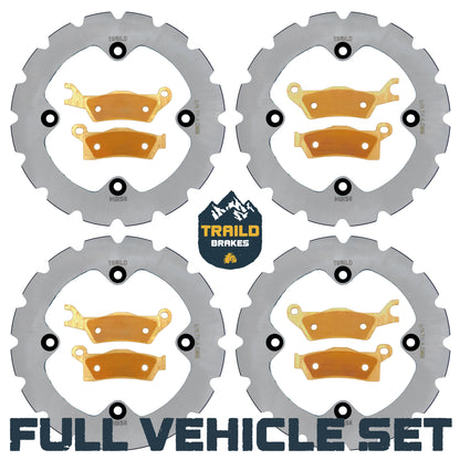 Can-Am Outlander 1000/850/650/450 6x6 2015-2026 Ridge Rider Rotor and Pad Kit