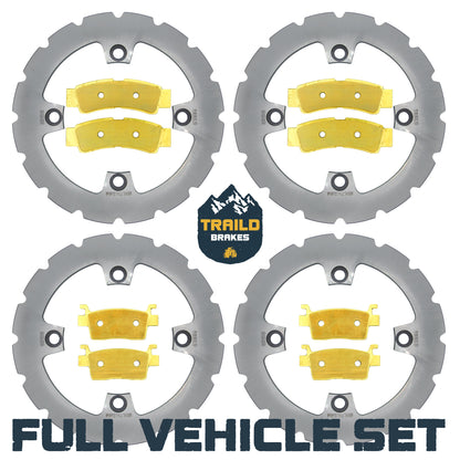 Kawasaki KRX/KRX4 1000 2020-2026 Ridge Rider Rotor and Brake Pad Kit