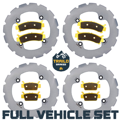 Honda Talon 1000R/1000X/1000X-4 2019-2026 Ridge Rider Rotor and Pad Kit